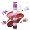 MYMERRY 4 In 1 Lip Stain,3 Vivid Color Lip Tints and Clear Lip Gloss,Contains Lip Oil Gloss and Velvety Lip Tint for Matte/Plumping Glossy Lip Look,Moisturizing，Non-Sticky,Long-Lasting,Smudge-Proof
