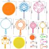 B bangcool Bubble Wands Set - Big Bubbles Wand Funny Bubbles Maker with Tray, Nice for Outdoor Playtime & Birthday Party & Games, Suitable for All Age People