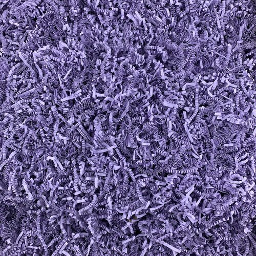 Worlds 8OZ Crinkle Cut Paper Shred Filler for Gift Wrapping, Birthday,Weddings, Gift Box Basket Filler Decor, Lavender
