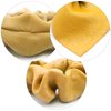 2Pcs Silk Hair Ties | Hair Bows for Women | Butterfly Bow Scrunchies - Ideal for Parties & Everyday Use | Elastic Band Silk Scrunchies for Hair, Hair Ties for Girls Perfect for Girls & Women -Yellow