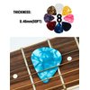 Thumb Finger Picks Plectrum With Plastic Picks Case, 1 Dozen (3 Pairs) SUNLP Celluloid Guitar thumb finger picks Mandolin Banjo thumb finger picks and Free 8pcs 0.46mm Guitar Picks (Mix Color)