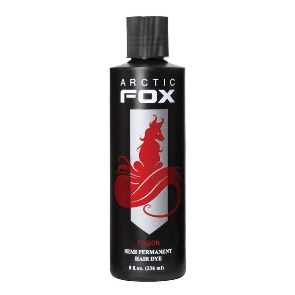 ARCTIC FOX Vegan and Cruelty-Free Semi-Permanent Hair Color Dye (8 Fl Oz, POISON)