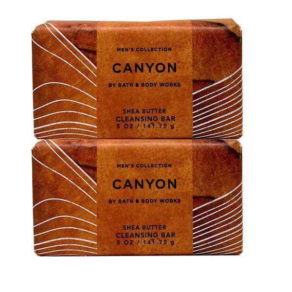 Generic Bath and Body Work Men's Collection Canyon - Pack of Two - Cleansing Bar
