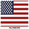 Popfunk American Flag 1-Ply Reusable Face Mask Covering with Adjustable Nose Wire, Unisex