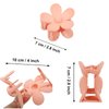 6 PCS Flower Hair Claw Clips - HAIMEIKANG Matte Butterfly Hair Clips for Women Girls Non-Slip and Strong Hold Hair Clips Heart Hair Claw Clips for Thin/Medium/Thick Hair (flower+heart+butterfly)
