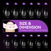 Gelike ec Short Almond Nail Tips: 120PCS Soft Gel Tips for EXTRA Short Almond Shaped Full Cover Gel X Nail Tips Pre Etched - PMMA Resin Clear False Nails 12 Sizes
