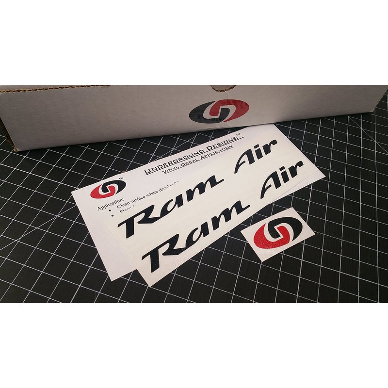 RAM AIR Decals Firebird Trans Am Formula GTO Hood Stickers 1993-2002 ...