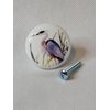 Blue Heron Birds Ceramic Dresser Drawer Pulls Cabinet Knobs
