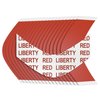 Sunshine Tape Liberty Red Hairpiece Wig Tape | Made in USA | 36 A Curve Strips | Double Sided Adhesive Tape for Toupee Lace Front Wig Strong Hold Waterproof Contours