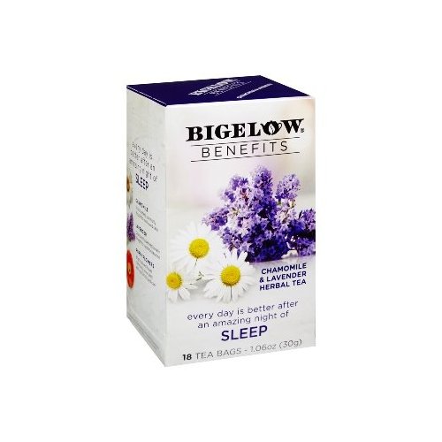 Bigelow Benefits - Chamomile & Lavender Herbal Tea, Pack of 3