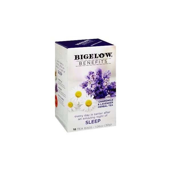 Bigelow Benefits - Chamomile & Lavender Herbal Tea, Pack of 3