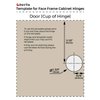 Berta (10 Pieces) 1-1/4 inch Overlay Soft Closing Face Frame Cabinet Hinges, 105 Degree 6-Ways 3-Cam Adjustment Concealed Kitchen Cabinet Door Hinges with Screws (1-1/4 in. Overlay, 10 Pieces)