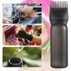 Pimoys 2 Pack Root Comb Applicator Bottle 6 Ounce Oil Applicator for Hair Dye, Black Hair Oiling Bottle Applicator Brush with Graduated Scale