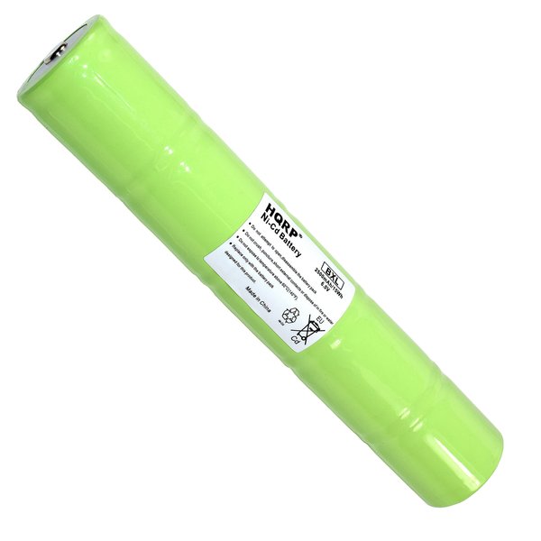 HQRP Ni-Cd 1/2D 6V 2500mAh Rechargeable Battery works with Maglite 201701/40070249 / ESR4EE3060 / ET2600D / ML5000 / N38AF008A Battery Replacement