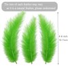 100pcs Yellow Green Fluffy Turkey Marabou Feathers 4-6 Inches for Crafts Dream Catcher Fringe Trim Colored Feathers Fly Tying Material