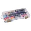 ArtBin 3003AB Solutions Small Box, Art & Craft Supply Organizer with Removable Dividers, [1] Plastic Storage Box