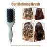 New Brush for Curly Hair, Curly Hair Brush, Curling Brush, Applicable Comb for Combing Curly Hair for Women and Men (Grey)