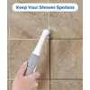 kHelfer Electric Cleaning Brush with Battery Power, KH6A Small Electric Grout Brush&5 Replacement Brush, Lightweight Waterproof Stainless Steel Wire Brush for Grout, Tile, Corner, Kitchen, Bathroom