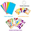 WATINC 9Pack Monster Hand Puppets Art Craft Paper Sock Puppet Toys DIY Making Your Own Puppet Kits Early Learning Classroom Family Storytelling Games Pretend Party Supplies Valentine's Day Gift