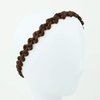 CAISHA Hair Band Plaited Braid Headband Hairpiece Brown Mix HZ9-2