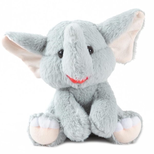 ZGXIONG Elephant Stuffed Animal Grey Stuffed Elephant Plush Toys Cute Plush Elephant Toy Elephant Gifts for Women Elephants Stuffed Animals for Kids Girls for Mother's Day Birthday Gifts 9 Inch