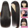 Queen Story 30 inch Lace Front Wig Human Hair Pre Plucked with Baby Hair - 13x4 Straight Lace Front Wigs Human Hair, Glueless Wigs Human Hair 180% Density Human Hair Wigs for Black Women