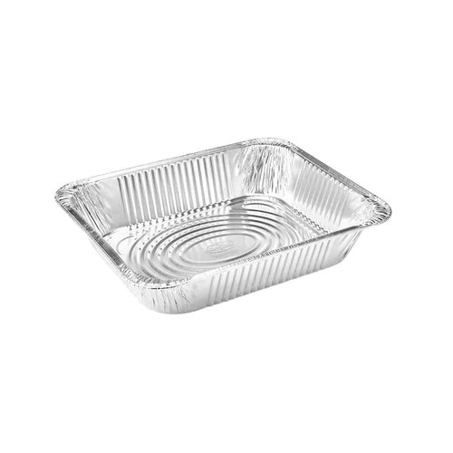Nicole Fantini Collection, Disposable HalfSize 9In x 13In Aluminum Deep Steam Table Foil Pans Heavy Weight Durable EcoFriendly Cooking Baking Roasting Pans (10)