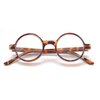 The Cambridge Iris Style Round Reading Glasses, Totally Round +2.00 Brown Tortoise (Carrying Case Included)