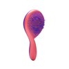 Michel Mercier The Girlie Detangle Brush - Painless Detangling Brush - Easy Grip Hair Brush Design - Thick and Curly Hair - Pink-Purple - 1 pc
