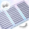 Lash Clusters Wispy Eyelash Clusters CC Curl Cluster Lashes zanlufly Natural Individual Lashes 180Pcs Eyelash Extension 10-12MM DIY Lash Extension