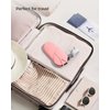 FURIDEN Lite Resistant Silicone Mat Pouch for Flat Iron, Curling Iron, Hot Hair Tools - Pink