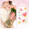 Molain 20 Sheets X-Ray Flowers Temporary Tattoos for Women, Watercolor Rose Lily Floral Tattoos Arm Fake Flower Tattoo Stickers Body Art Waterproof Tattoo Stickers