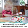 130 Flash Cards for Toddlers, ABC Alphabet, Numbers, Colors & Shapes, First Words, Animals Preschool Flashcards with Rings for Kindergarten Homeschool Supplies Educational Learning Toy Kids