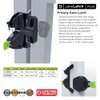 D&D Technologies LL3PWA LokkLatch Plus, Locking Privacy Gate Gravity Latch, Key Lockable on Both Sides of Gate, for Metal, Wood, and Vinyl Fences, Black
