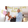 Don't Forget My Discount Banner, Retirement Party Decorations Supplies for Women Men, 50th 60th 70th 80th 90th Birthday Anniversary Bunting Sign, Old People Bday Ornament, Pre-strung, Gold Glitter