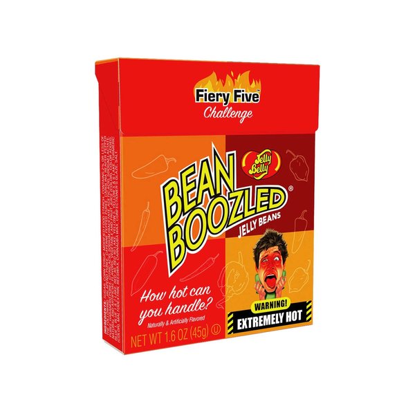 Jelly Belly BeanBoozled Fiery Five Flip Top Box - 1.6 oz - Genuine, Official, Straight from the Source