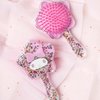 My-Meloday & Kitty-Cute-Kitten Confetti Glitter Hair Brush - Wet and Dry Detangling Brush Set - Ideal for Curly Hair, Scalp Brush, and Hair Comb (My-Meloday)