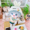 niannyyhouse Rabbit Ear Hat Carrot Vest Shirt Pants Backpack Dress Up 7.8in（20cm） Plush Doll Clothes