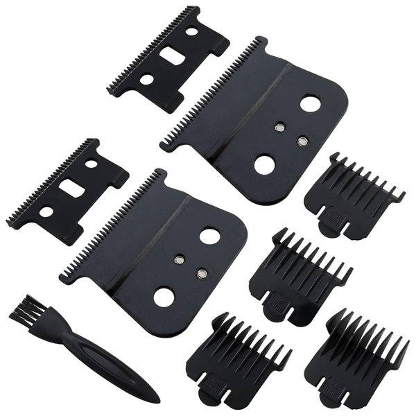 GRABOTE Black Replacement T Blade Replacement for Andis T Outliner GTX GTO with Clipper Guard