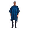 Betty Dain Lightweight Crinkle Nylon Hair Cutting/Styling Cape, Water Resistant, Ultra Lightweight Crinkle Antron Nylon, Repels Hair, Neck Snap Closure, Generous 54 x 60 Inch Size, Navy