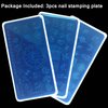 Star Moon Nail Stamping Plate 3pcs Starry Night Design Nail Stamper Plate Kit Snake Punk Nail Stamp Plates Flower Sun Geometric Nail Stamp Printing Nail Stencils for Nail Art Reusable