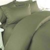 Elegance Linen Wrinkle-Free- 1200 Thread Count Queen Size Egyptian Quality 3pcs Duvet Cover, Solid Green