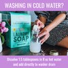 Ingredients Matter Powder Laundry Soap - Lavender Scent, Hypoallergenic Detergent, Natural & Eco-Friendly, Plastic Free, Made in USA, Natural Essential Oils & Dermatologist Tested - 15 oz, 30 Loads