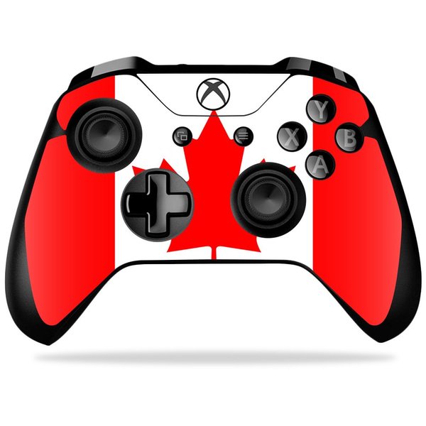 MightySkins Skin Compatible with Xbox One X Controller - Canadian Flag | Protective, Durable, and Unique Vinyl Decal wrap Cover | Easy to Apply, Remove, and Change Styles | Made in The USA