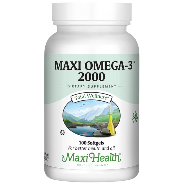 Omega 3 Fish Oil - Triple Strength 2000 mg Kosher Fish Oil Supplements - No Fishy Aftertaste Omega 3 Supplement - Burpless Fish Oil Omega 3 Fatty Acid Supplement with EPA and DHA (100 Softgels)
