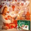 Forauzon 2024 Advent Calendar Christmas Building Set,Christmas Building Set,Each Compartment has A Different Christmas Surprise Toy, The for Kids(Style-A)