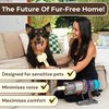 GROOMI Vacuum Pet Brush Kit – 3‑in‑1 Dog & Cat Grooming Tool, Self‑Cleaning Deshedding Brush & Pet Hair Remover, Universal Vacuum Attachment Including Dyson, Short, Medium & Long Fur, All Breeds