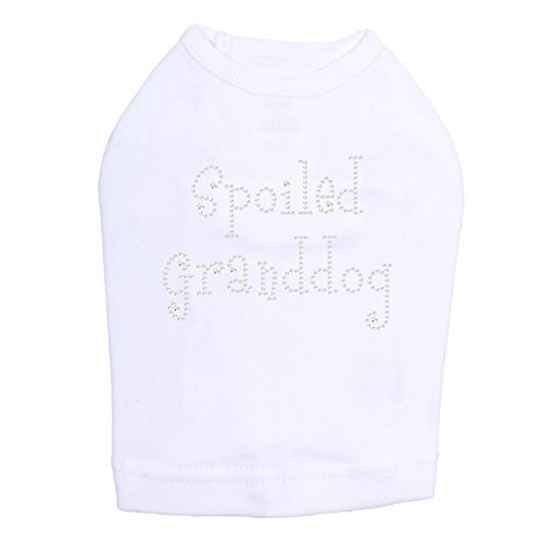 Spoiled Granddog Dog Shirt L White