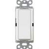 Lutron Claro 15 Amp 4-Way Rocker Switch with Locator Light, CA-4PSNL-WH, White
