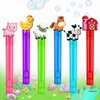 48 Pack Farm Party Favors Mini Bubble Wand,6 Style Barnyard Animal Theme Party Favors Neon Toys for Kids,Pink Cow Rodeo Birthday Party Decorations,Pinata Goodie Bag Stuffers Gifts for Kids (Farm)